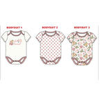 Cotton baby clothes three piece set fart clothes short sleeves summer 091