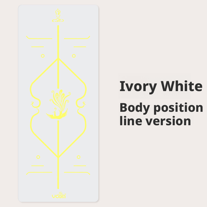 Thickened and widened double-sided non-slip natural rubber PU yoga mat for men and women 017