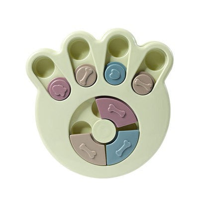 Dog puzzle toy feeder anti choking training bowl slow food bowl 340