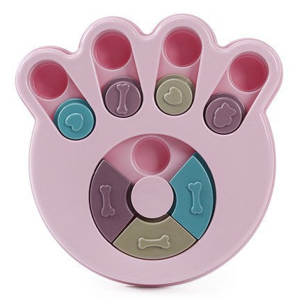 Dog puzzle toy feeder anti choking training bowl slow food bowl 340