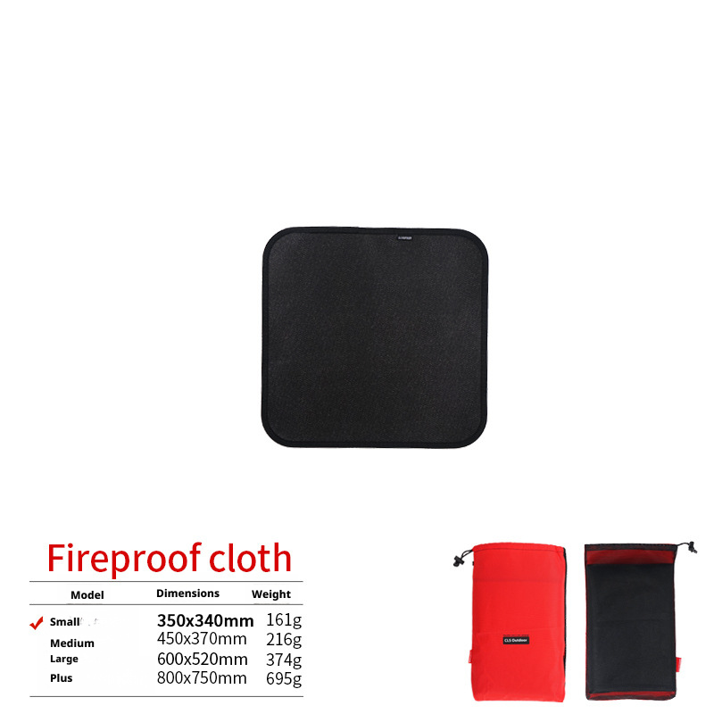 Outdoor camping silicone fireproof cloth picnic barbecue heat insulation mat 010