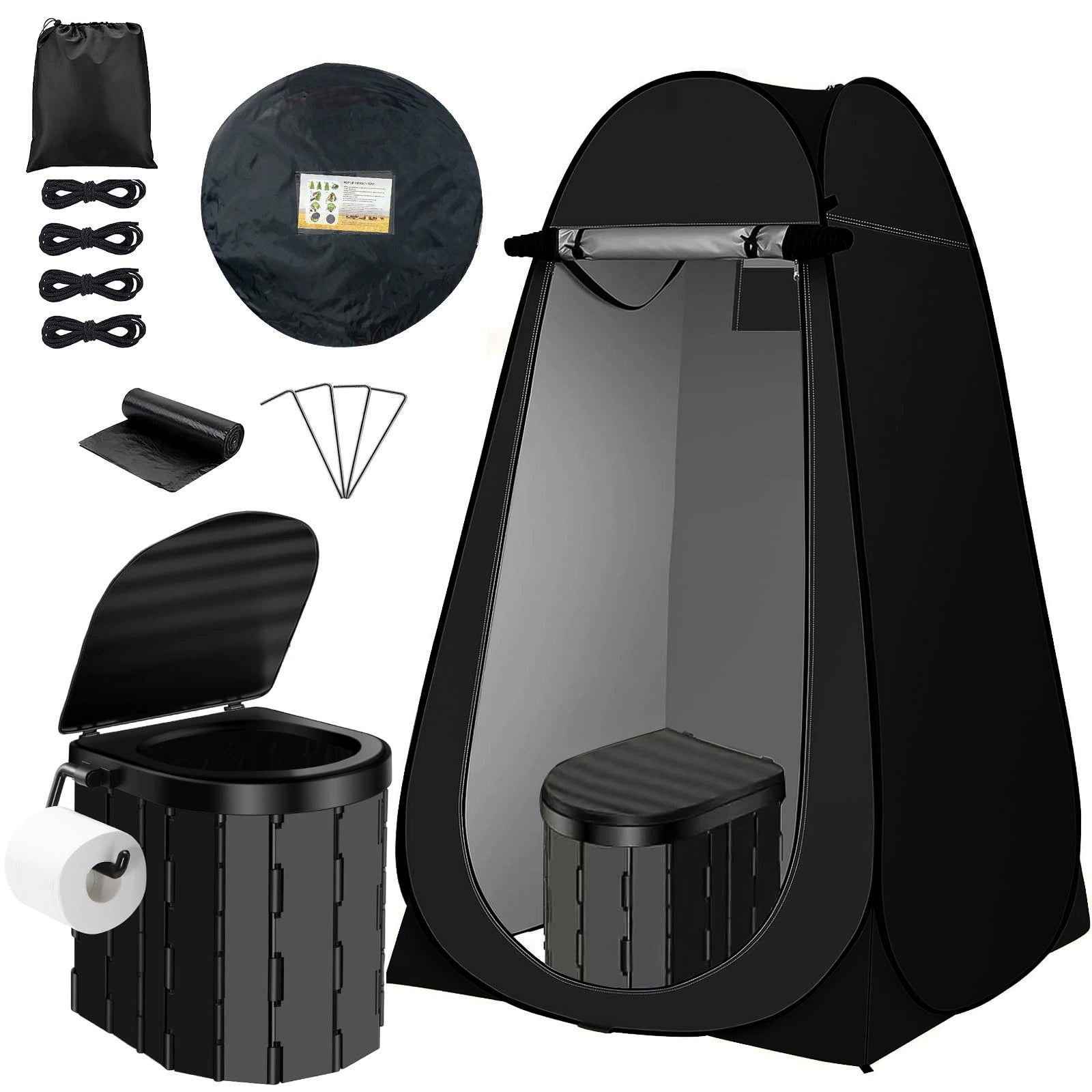 Outdoor shower tent, portable camping toilet, changing room shower 513