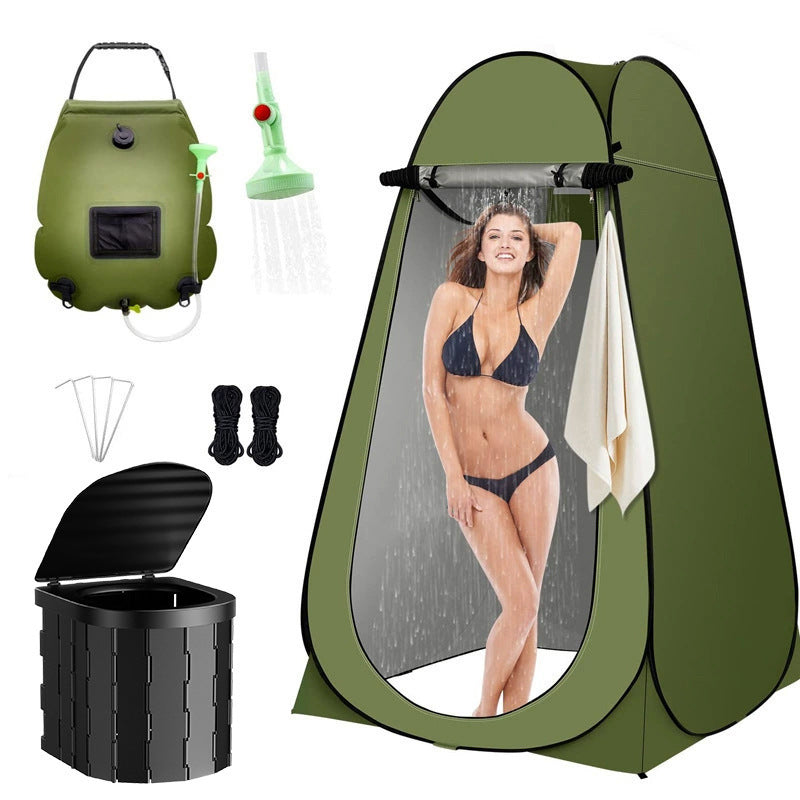 Outdoor shower tent, portable camping toilet, changing room shower 513