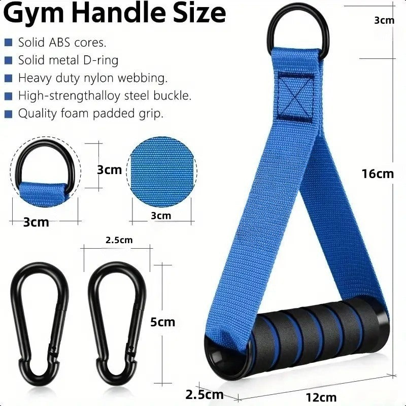 Puller dual color handle handle, tension rope handle, back resistance Puller accessories 417