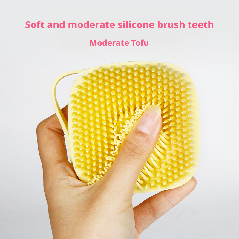 Pet dog silicone bath brush cleaning and care baby bath massage brush 341