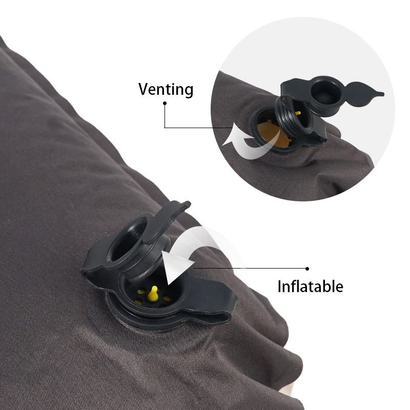 Outdoor 3D Sponge Pillow Self-Inflating Pillow Camping Tent Air Cushion Pillow 012