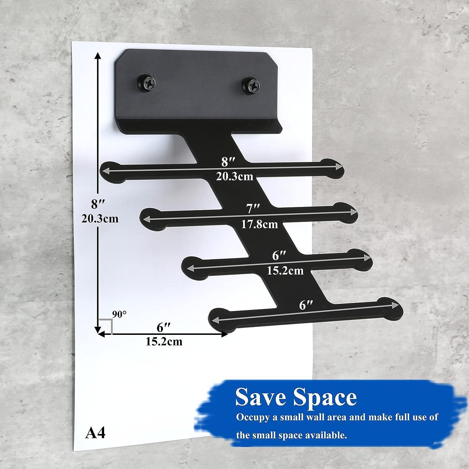 Storage hanger, sports equipment storage rack, resistance strap rack, skipping rope rack 423