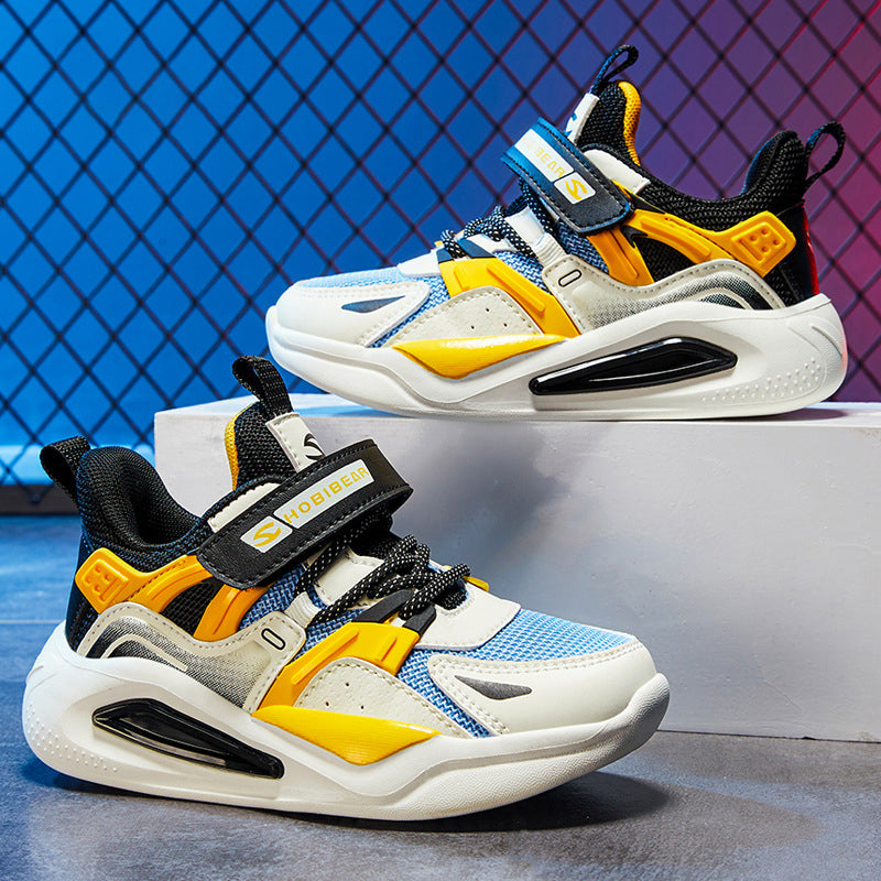 Spring breathable children's shoes boys' sports shoes lightweight 044