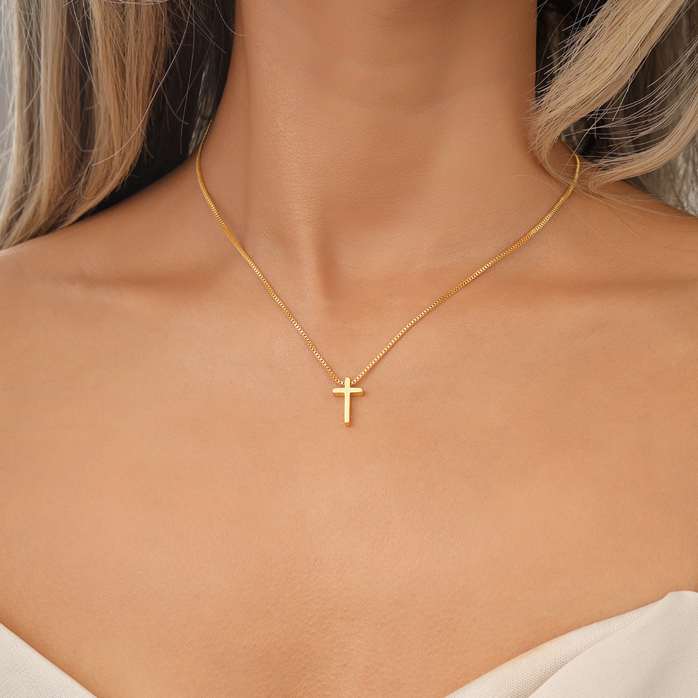Simple and stylish cross necklace for women 291