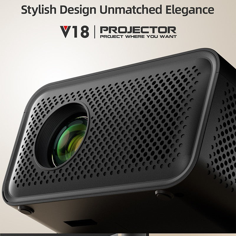 Micro V18 Projector Android System HD Intelligent 4K PTZ Projector 182