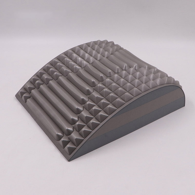 Color-blocked lumbar stretching and back massager, AB pad for spinal correction and lumbar relaxation 447