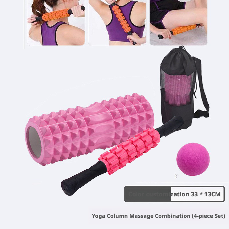 Foam axis mace yoga column set foam roller massager muscle relaxation massage stick 440