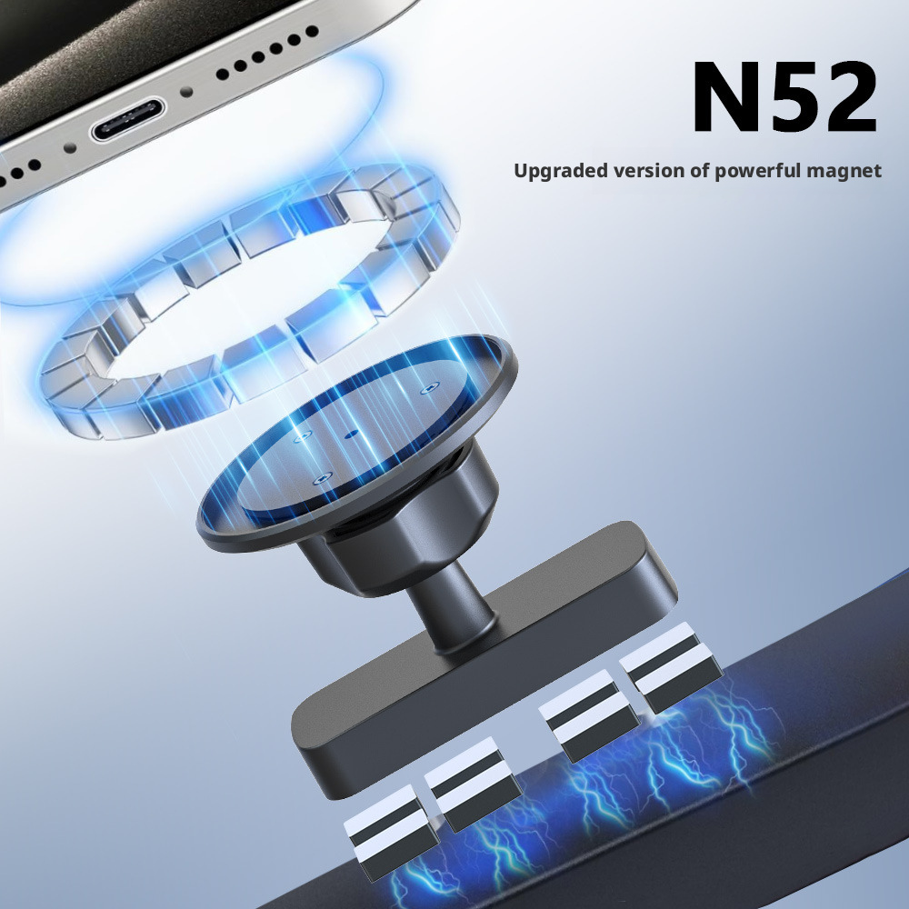 New gym lazy double-sided magnetic phone holder, super strong N52 magnet golf cart phone holder 420