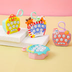 Mini handheld game console with cartoon graphics whack-a-mole 028