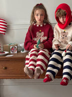 Autumn and Winter Thick Children's Home Clothing Set 209