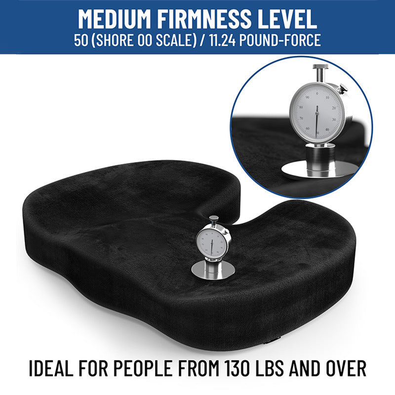 Seat cushion, memory cotton, beautiful buttocks cushion, slow rebound car seat cushion 359