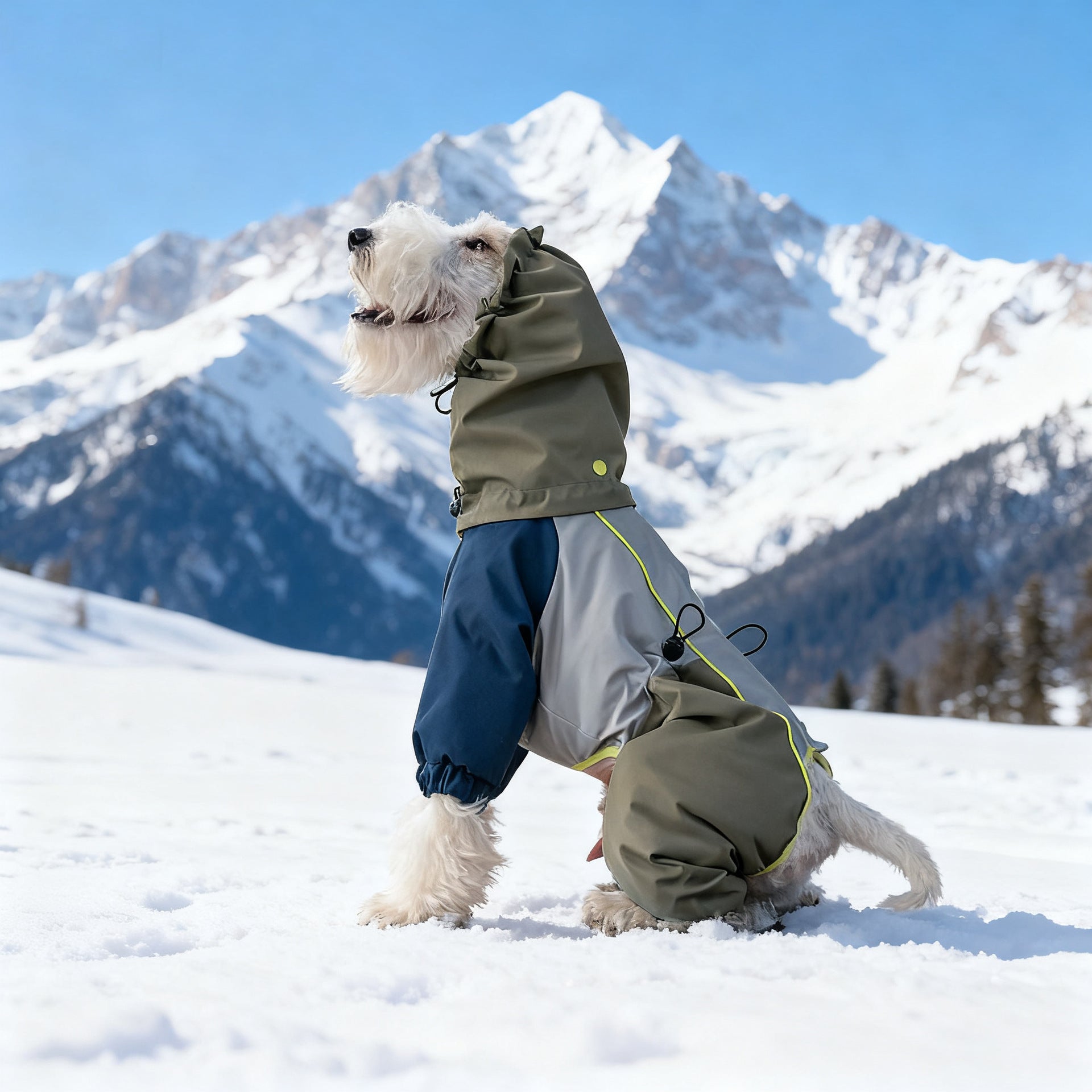 Pet outdoor cold suit skiing with cotton dog jacket 167