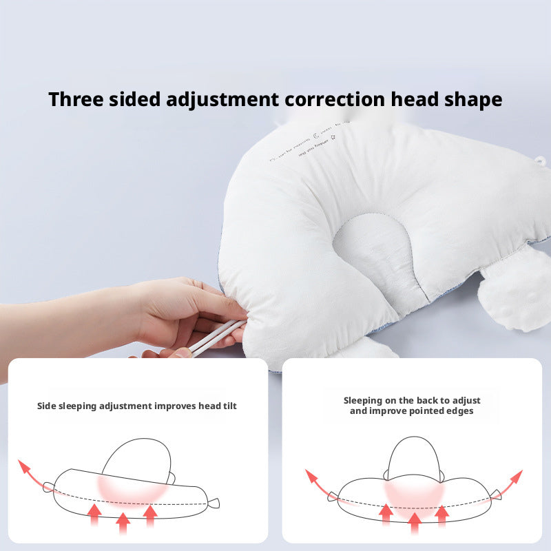 Baby styling pillow artifact soothes the pillow while sleeping, corrects head shape, and corrects head shape 090