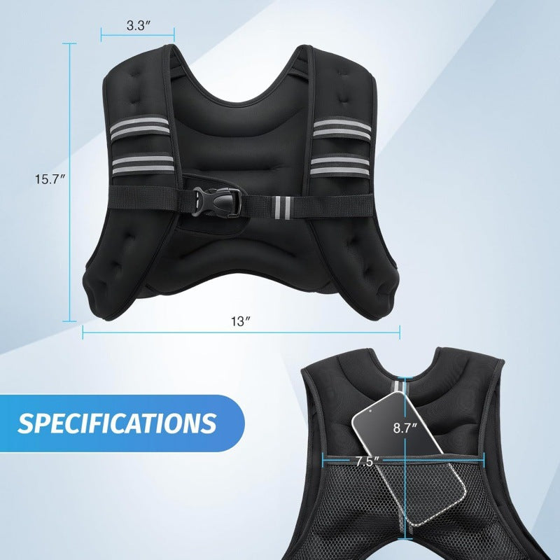 Tactical vest, load-bearing invisible vest, running vest, training vest, sports vest, sandbag, sandbag, sandbag 421