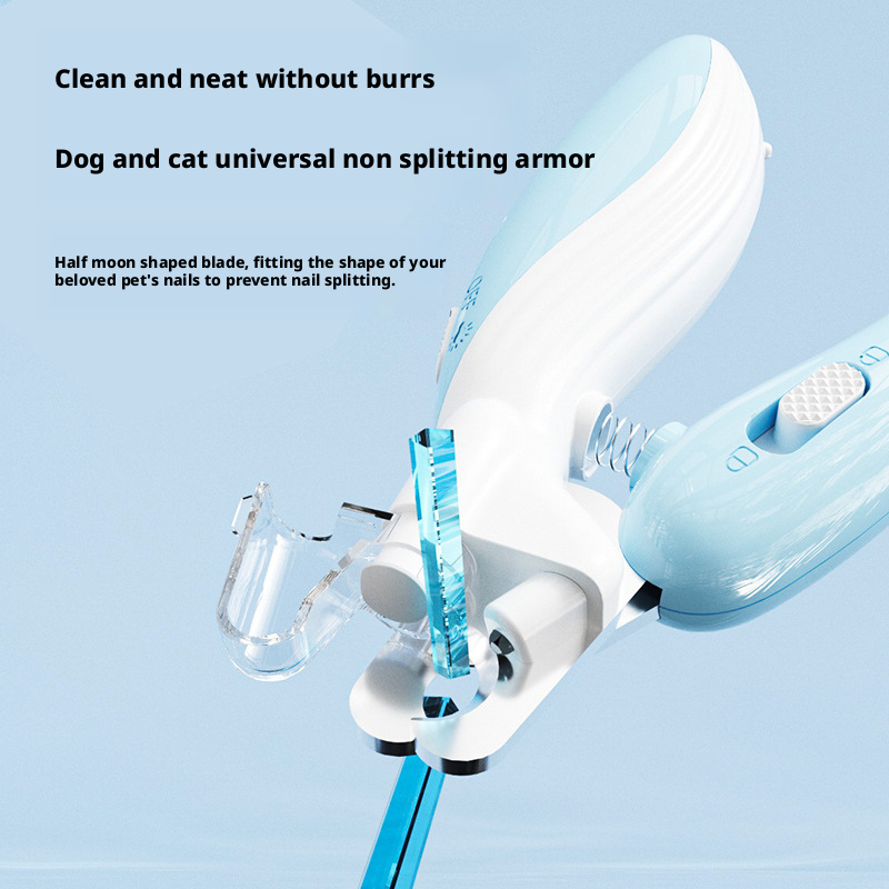 Cat nail clippers with lights, LED anti blood position, pet nail clippers 312