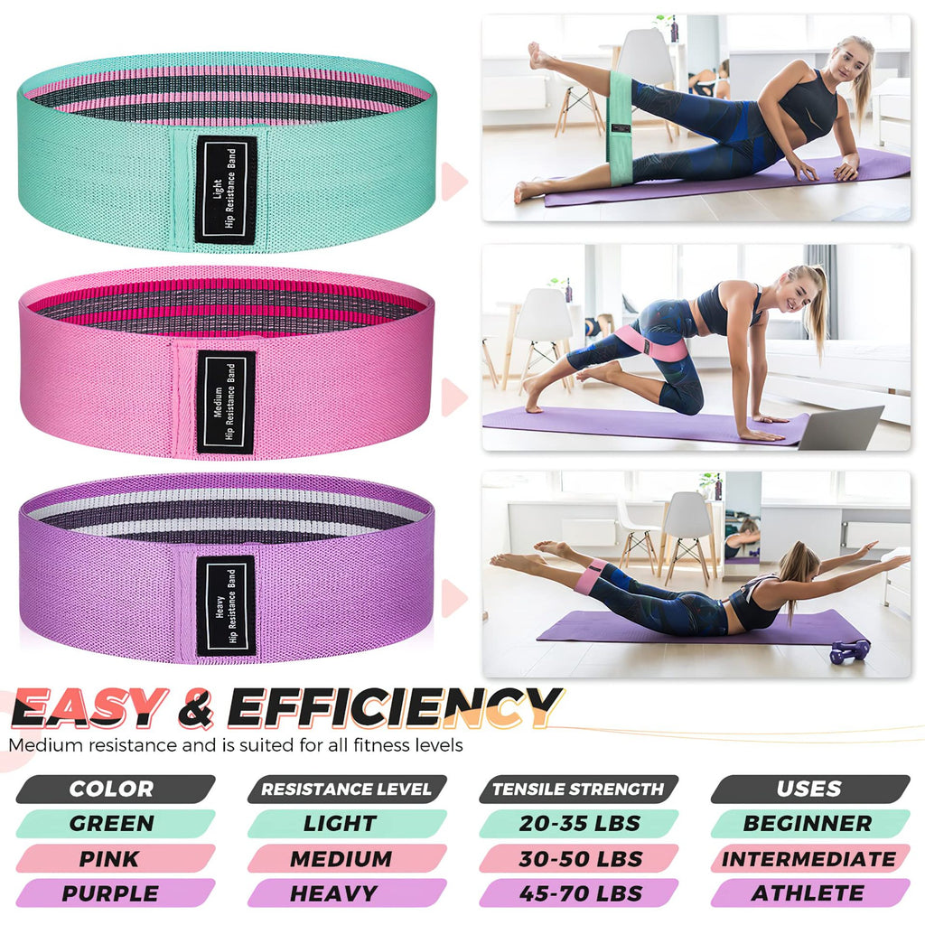 Deep squat, hip hugging, yoga resistance band, hip massage, beautiful buttocks, anti slip, bodybuilding, circular elastic band 401