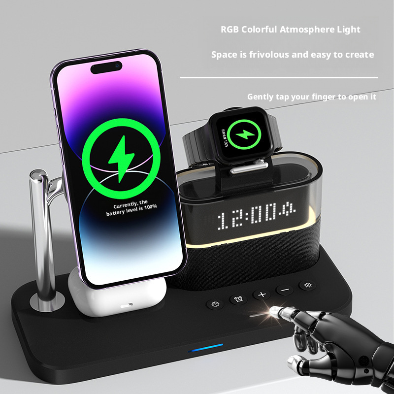 Magnetic wireless charger suitable for Apple phones, headphones, and watches 135