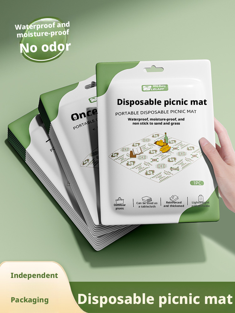Outdoor camping, spring outing, disposable picnic mat, moisture-proof mat 157