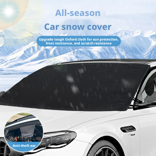 600D Oxford cloth car snow cover, front windshield snow cover, anti freezing and anti frost 360