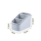 Simple two-tone storage box desktop remote control divider 023