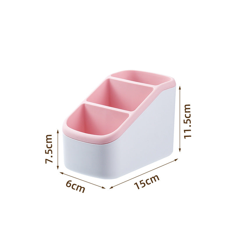 Simple two-tone storage box desktop remote control divider 023