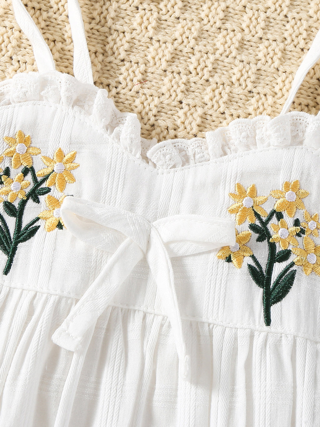 Baby summer clothe embroidered bag fart clothes female baby 070