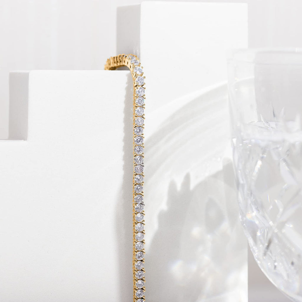 Full Diamond Single Row Tennis Bracelet 281