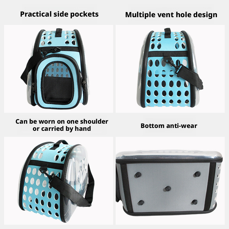 Crossbody pet bag breathable portable cat outdoor bag 126