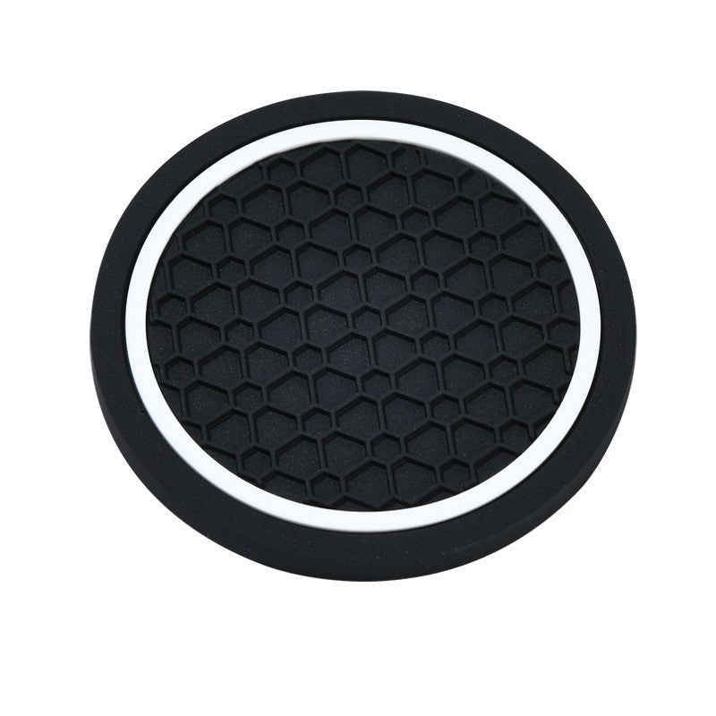 Single circle honeycomb patterned coasters, anti slip mats, car coasters, car coasters 385