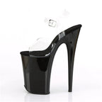 23cm transparent high heels for women with slim heels 110