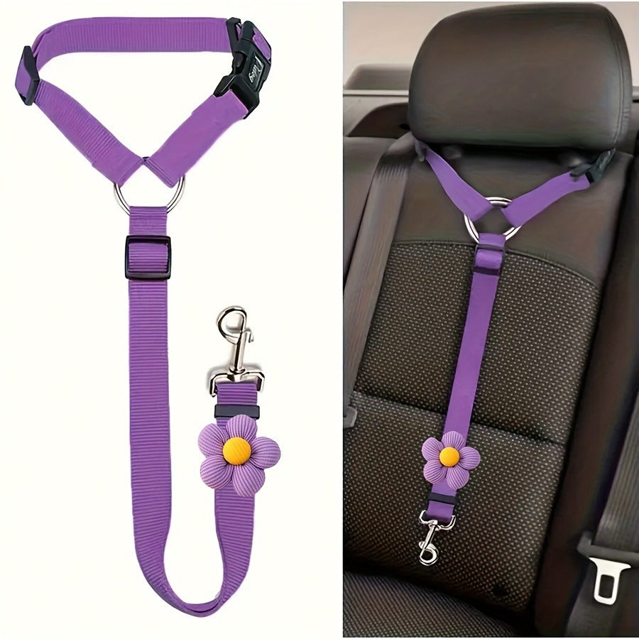 Pet supplies, car safety harness, circular dog leash 348