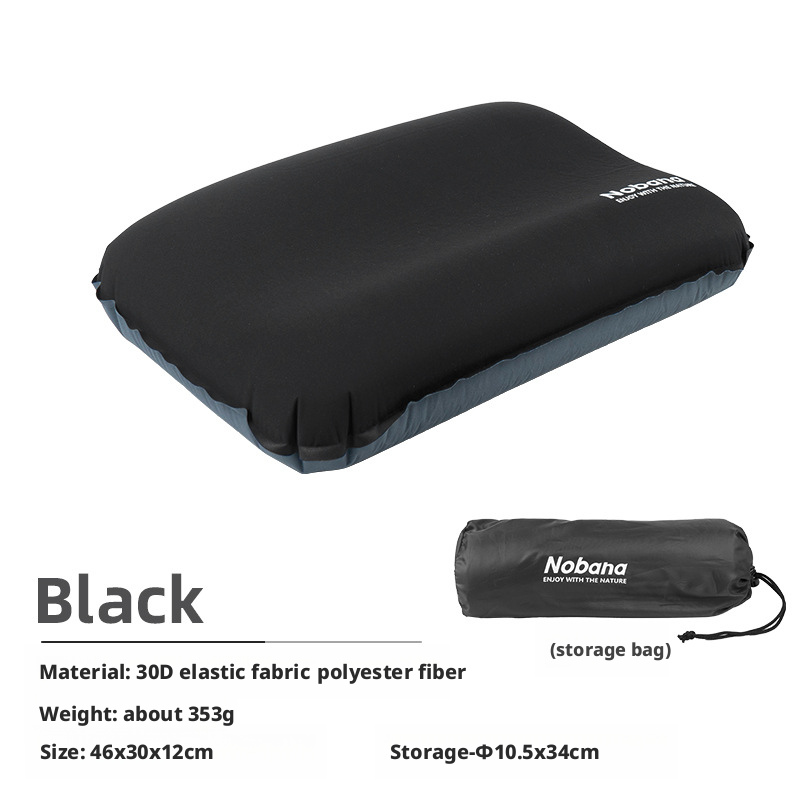 Outdoor 3D Sponge Pillow Self-Inflating Pillow Camping Tent Air Cushion Pillow 012