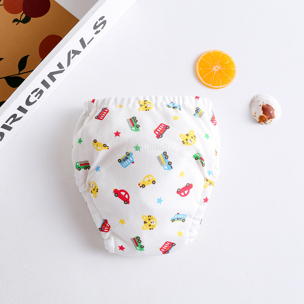 Baby gauze diaper waterproof and washable 076