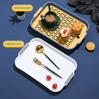 Water cup drain tray double-layer tray for home living room 025