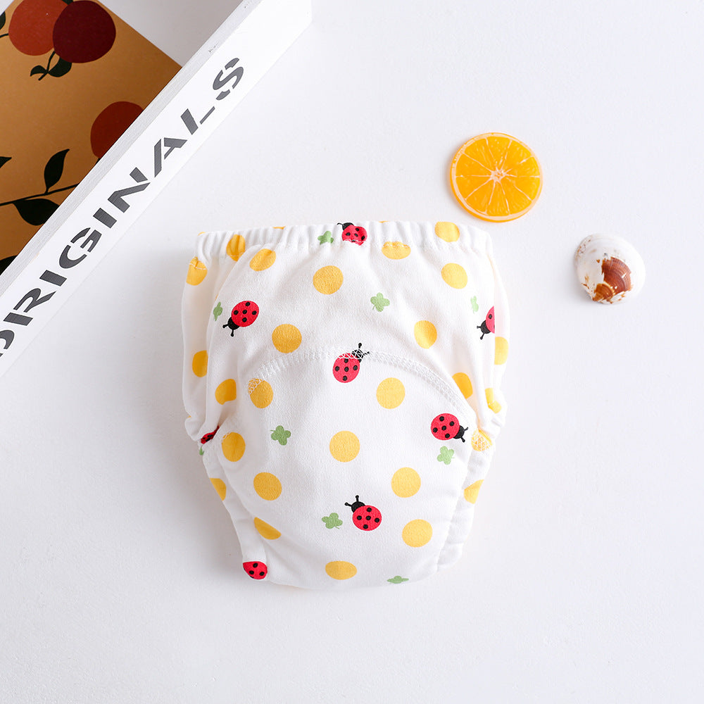 Baby gauze diaper waterproof and washable 076