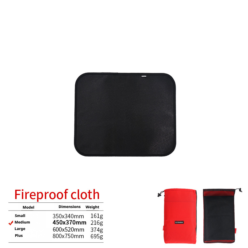 Outdoor camping silicone fireproof cloth picnic barbecue heat insulation mat 010