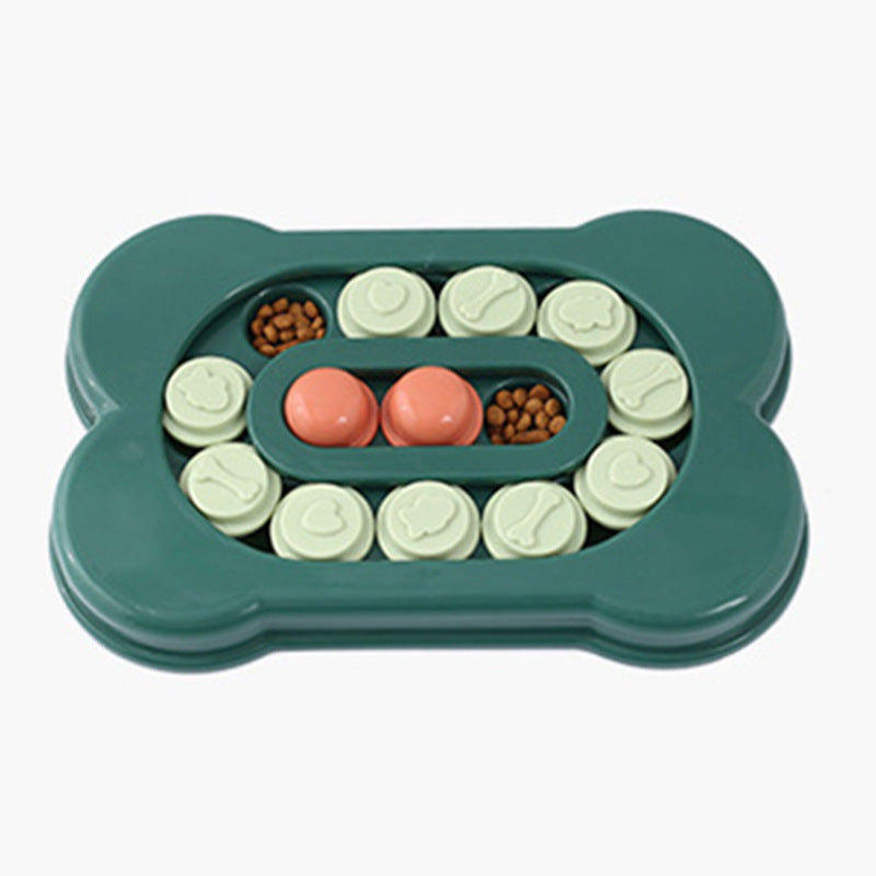 Dog puzzle toy feeder anti choking training bowl slow food bowl 340