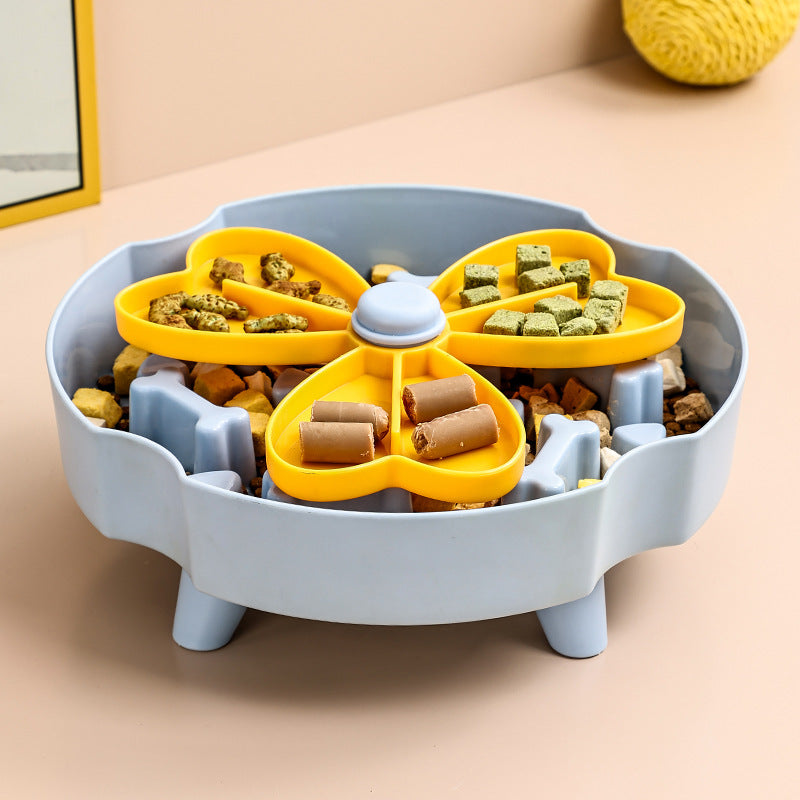 Dog puzzle toy feeder anti choking training bowl slow food bowl 340