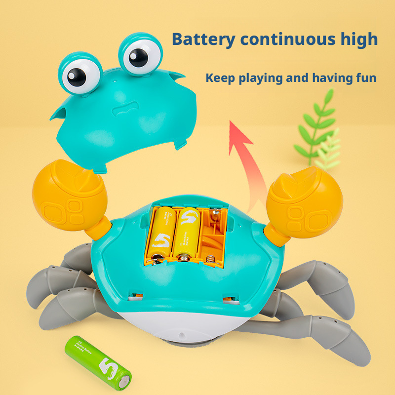 Children's electric sensing crab toy, babies can crawl and walk 189