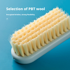 Household long-handled shoe brush hangable plastic shoe washing brush 021