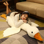 Cartoon internet celebrity Big White Goose Doll Pillow Plush Toy 226