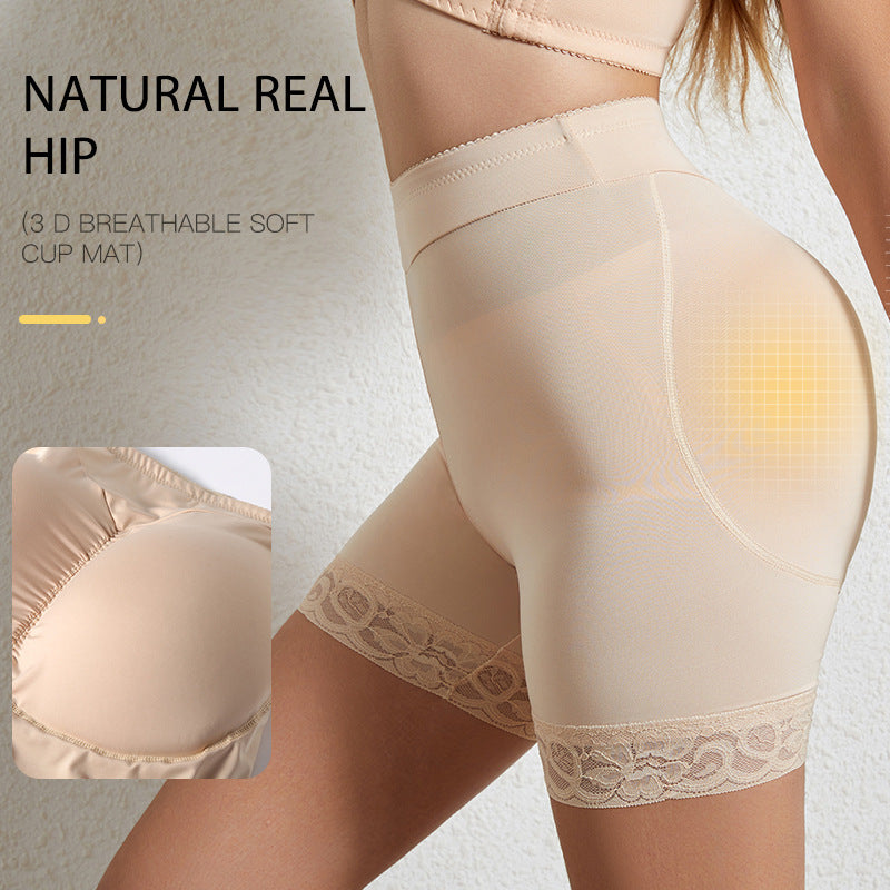 Cushioned and perky peach hip shaping and abdominal compression pants 055