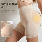 Cushioned and perky peach hip shaping and abdominal compression pants 055