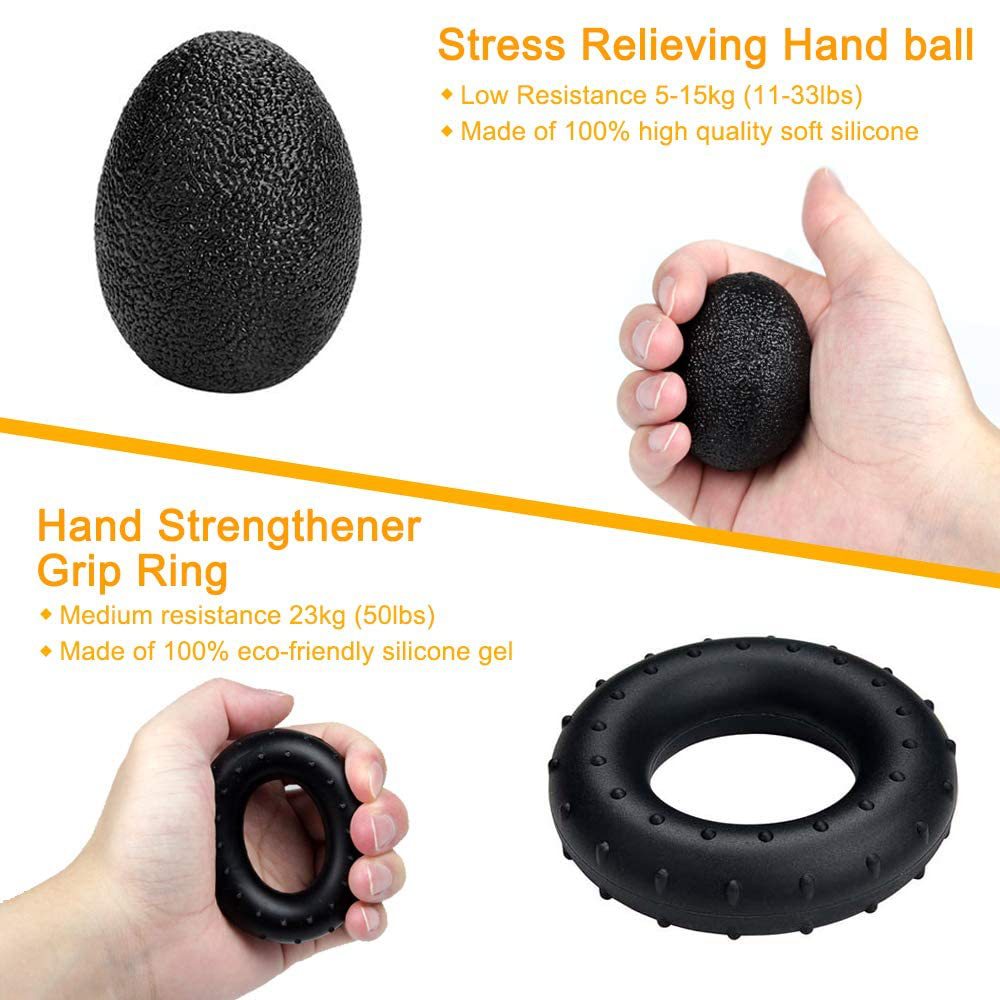 Adjustable Grip Trainer Set Hand Trainer Grip Ring Finger Trainer Combination 427