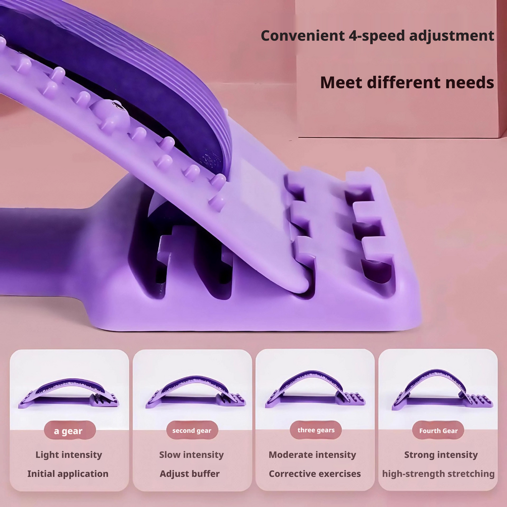 Lumbar Soothing Device, Lumbar Stretching Device, Spinal Correction, Back Massage 249